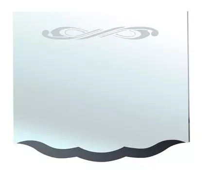 Зеркало «Bellezza» Версаль 100 с ИК датчиком с подсветкой чёрное