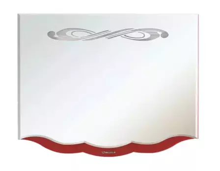 Зеркало «Bellezza» Версаль 100 с ИК датчиком с подсветкой красное