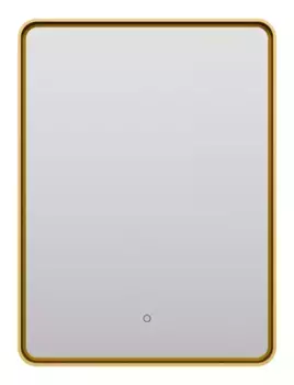 Зеркало «Brevita» Mercury 60/80 с подсветкой золото