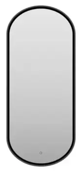 Зеркало «Brevita» Saturn 50/115 с подсветкой чёрное