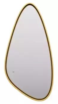 Зеркало «Brevita» Venus 60/120 капля с подсветкой золото