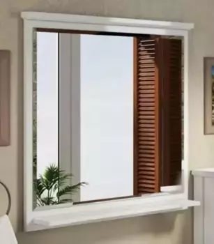 Зеркало «Comforty» Тбилиси 90 без света белое