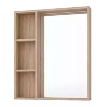 Зеркало Grossman "ФЛАЙ-60 см" универсальное дуб санома · Флай, Grossman, 206001