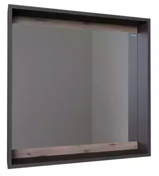 Зеркало «Grossman» Смарт 70 с полкой без света графит