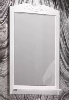 Зеркало из массива «Opadiris» Брунелла 65 без света белое матовое