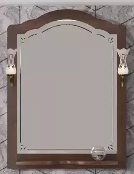 Зеркало из массива «Opadiris» Лоренцо 80-3 без света светлый орех