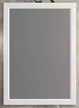 Зеркало из массива «Opadiris» Омега 65 без света матовое белое