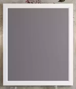 Зеркало из массива «Opadiris» Омега 75 без света матовое белое