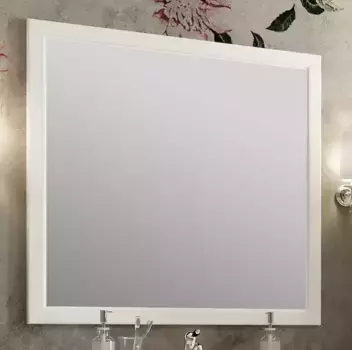 Зеркало из массива «Opadiris» Омега 85 без света слоновая кость