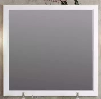 Зеркало из массива «Opadiris» Омега 85 без света матовое белое