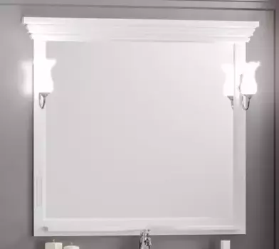 Зеркало из массива «Opadiris» Риспекто 100 без света белое