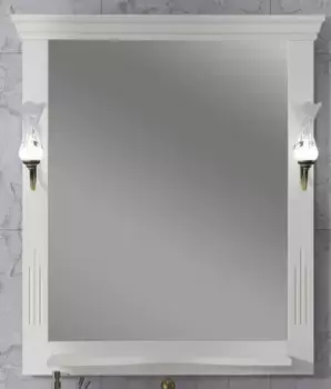 Зеркало из массива «Opadiris» Риспекто 85 без света слоновая кость