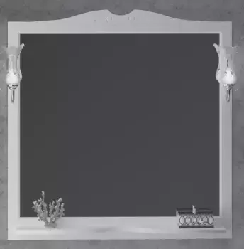 Зеркало из массива «Opadiris» Валери 105 без света белое