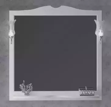 Зеркало из массива «Opadiris» Валери 105 без света белое