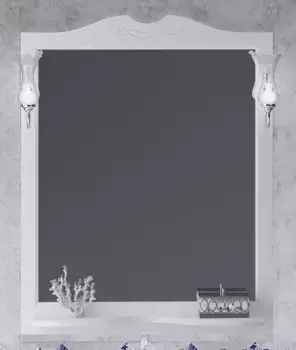 Зеркало из массива «Opadiris» Валери 85 без света белое