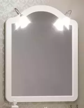 Зеркало из массива «Opadiris» Виктория 90 без света слоновая кость