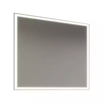 Зеркало «Loranto» Стиль прямоугольное 100/80 на подложке с подсветкой