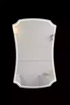 Зеркало «Marka One» Neoclassic 2, 65 с подсветкой белое