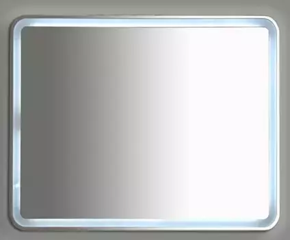 Зеркало «Misty» 3 Неон 1000х800 сенсор на корпусе с подсветкой