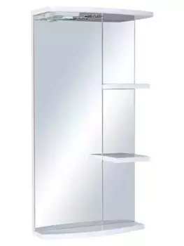 Зеркало «Runo» Азов 40 с подсветкой белое правое