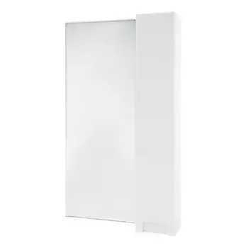 Зеркало с шкафчиком «Bellezza» Пегас 50 без света белый правый