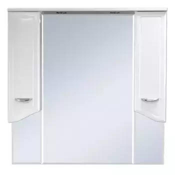 Зеркало с шкафчиком «Misty» Дрея с подсветкой белый