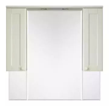 Зеркало с шкафчиком «Misty» Латте 105 с подсветкой бежевый