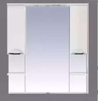 Зеркало с шкафчиком «Misty» София 120 с подсветкой белый