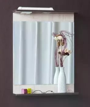 Зеркало «Sanflor» Толедо 60 с подсветкой орегон/венге