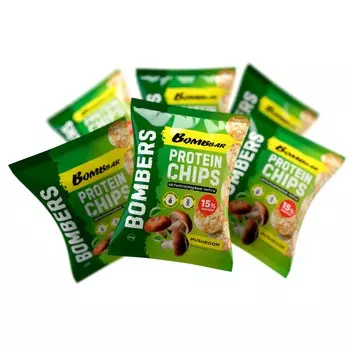 Чипсы протеиновые цельнозерновые - Белые грибы (6 шт.)