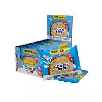 Cookie Nuts Snaq Fabriq - Сливочный кокос (12 шт.)