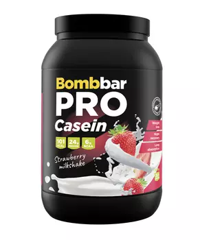 Казеиновый протеин Pro - Клубничный милкшейк (900г)