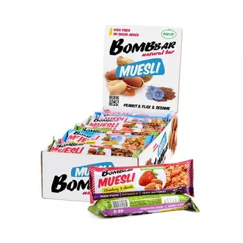 Мюсли-батончики Bombbar - Ассорти