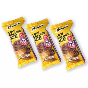 Низкокалорийное мороженое-стаканчик - Шоколад (3 шт.)