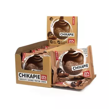 Протеиновое печенье Chikalab в шоколаде без сахара - Тройной шоколад