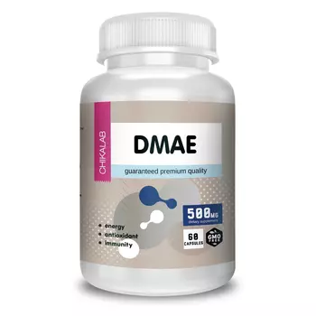 Витамины и минералы - DMAE 60, кап.
