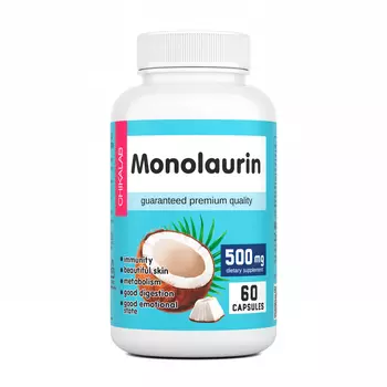 Витамины и минералы - Монолаурин, 60 капс.