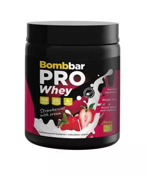 Whey Protein Pro - Клубника со сливками (450 г)
