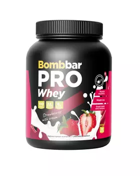 Whey Protein Pro - Клубника со сливками (900 г)