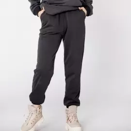 Женские брюки с манжетами - Графит (M)