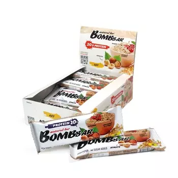 Злаковый протеиновый батончик - Овсяный с вишней (12 шт.)