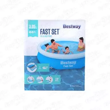 Бассейн надувной Bestway круглый 305х66см 3200л