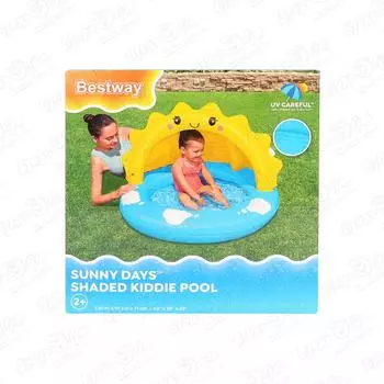 Бассейн надувной детский Bestway Солнышко 101х97х71см