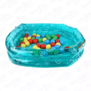 Бассейн надувной Splash&Play с шариками 50шт 91Х20см с 2лет