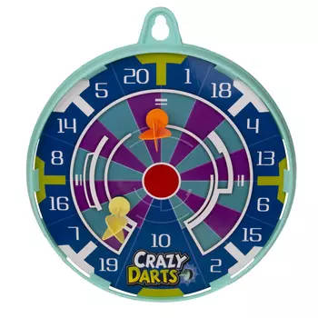 Дартс Crazy Darts пластиковый с двумя дротиками на липкой основе с 3лет