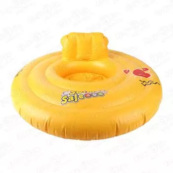 Круг для плавания Bestway с сиденьем и спинкой круглый желтый 69см