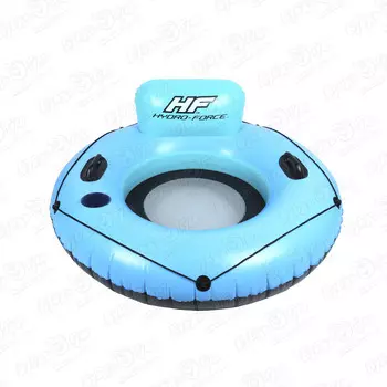 Круг надувной Bestway с ручками голубой 119см