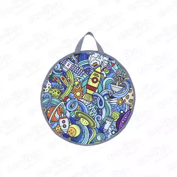 Ледянка мягкая круглая Космос 45см