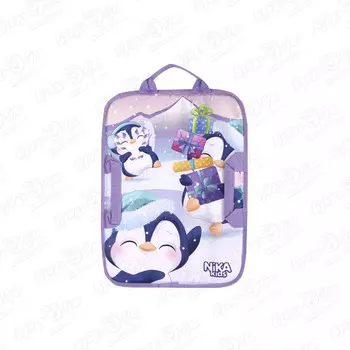 Ледянка мягкая Пингвины с подарками 54х40см