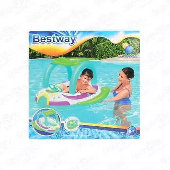 Лодочка надувная Bestway с навесом